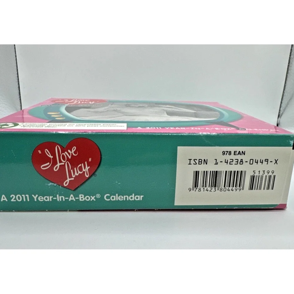 I Love Lucy New In Box 2011 A Year In A Box‎ Calendar - 60th Anniversary